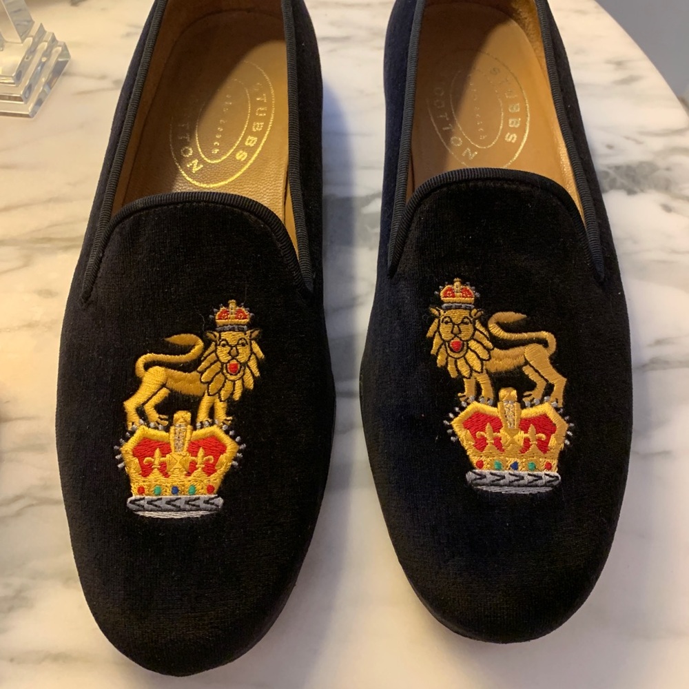 Stubbs & Wooten Velvet Slipper (10)